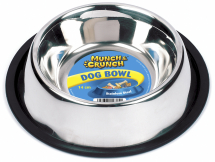 Munch & Crunch 14cm Anti-Skid Steel Dog Bowl